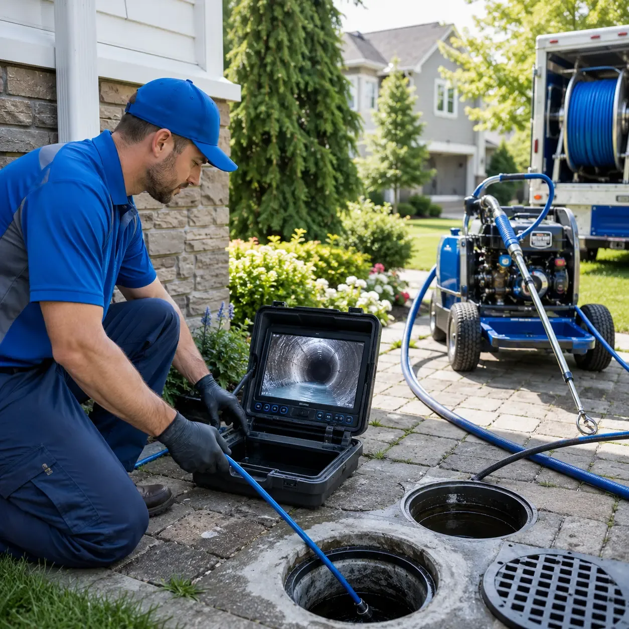 Outdoor drain cleaning professionals serving Holbrook, MA